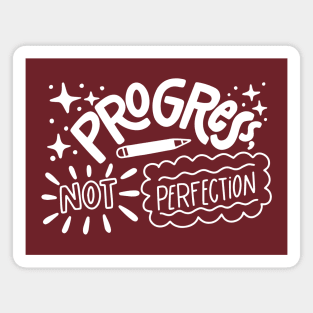 Progress Not Perfection Magnet